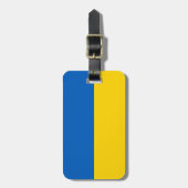 Patriottische vlag van Oekraïne Bagagelabel (Voorkant verticaal)