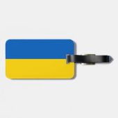 Patriottische vlag van Oekraïne Bagagelabel (Achterkant horizontaal)