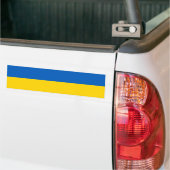 Patriottische vlag van Oekraïne Bumpersticker (Op Truck)