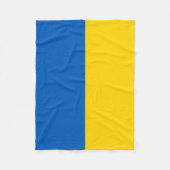 Patriottische vlag van Oekraïne Fleece Deken (Voorkant)