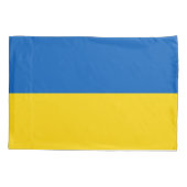 Patriottische vlag van Oekraïne Kussensloop (Achterkant)