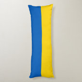 Patriottische vlag van Oekraine Lichaamskussen (Achterkant (Verticaal))