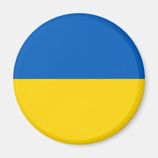 Patriottische vlag van Oekraïne Magneet (Voorkant)