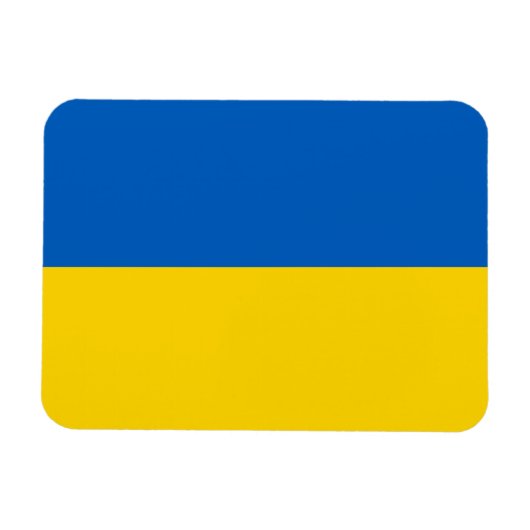 Patriottische vlag van Oekraïne Magneet (Horizontaal)
