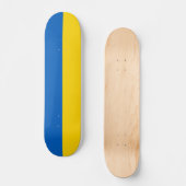 Patriottische vlag van Oekraïne Persoonlijk Skateboard (Voorkant)
