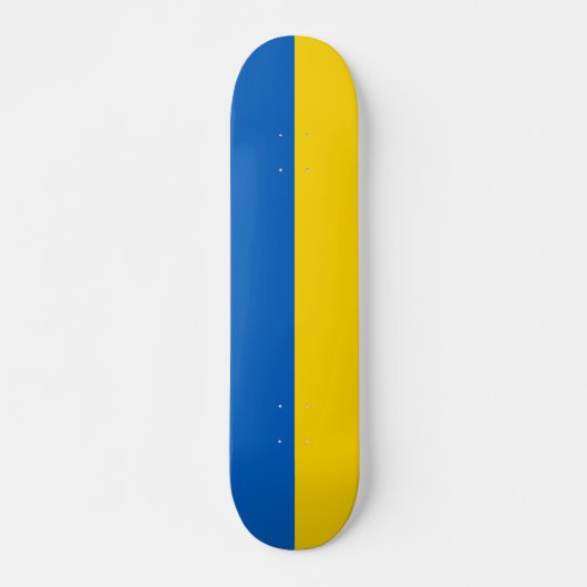 Patriottische vlag van Oekraïne Persoonlijk Skateboard (Voorkant)