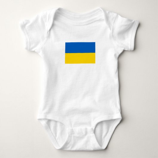 Patriottische vlag van Oekraïne Romper (Voorkant)