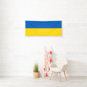 Patriottische vlag van Oekraïne Spandoek (Insitu)