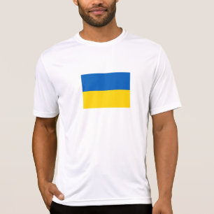 Patriottische vlag van Oekraïne T-shirt