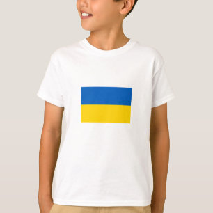 Patriottische vlag van Oekraïne T-shirt