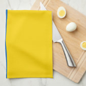 Patriottische vlag van Oekraïne Theedoek (Quarter Fold)