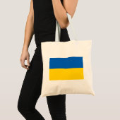 Patriottische vlag van Oekraïne Tote Bag (Voorkant (product))