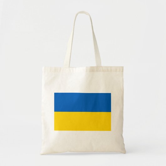 Patriottische vlag van Oekraïne Tote Bag (Voorkant)