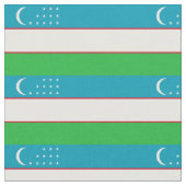 Patriottische vlag van Oezbekistan Stof (Close Up)
