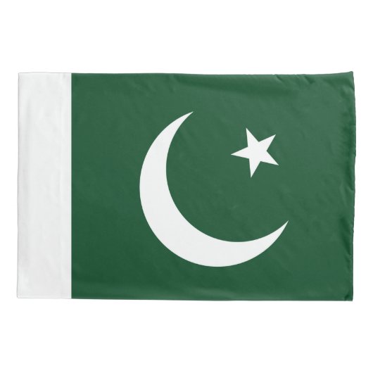 Patriottische vlag van Pakistan met één Kussensloo Kussensloop (Achterkant)