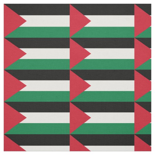Patriottische vlag van Palestina Stof (Swatch)