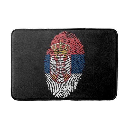 Patriottische vlag van Servië Badmat (Voorkant)