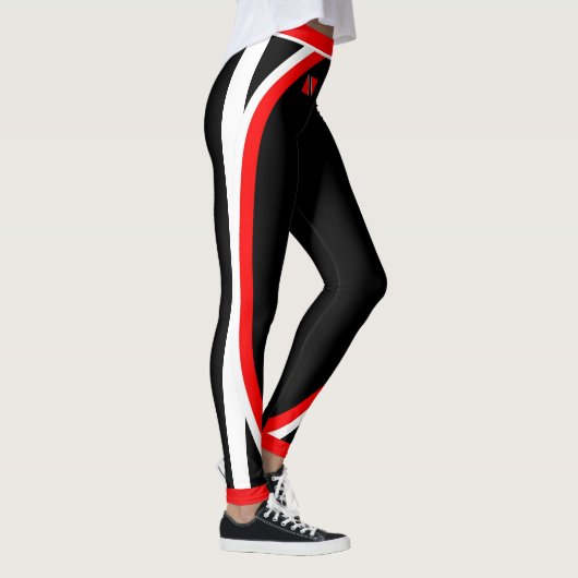 Patriottische vlag van Trinidad en Tobago met Jouw Leggings (Rechts)