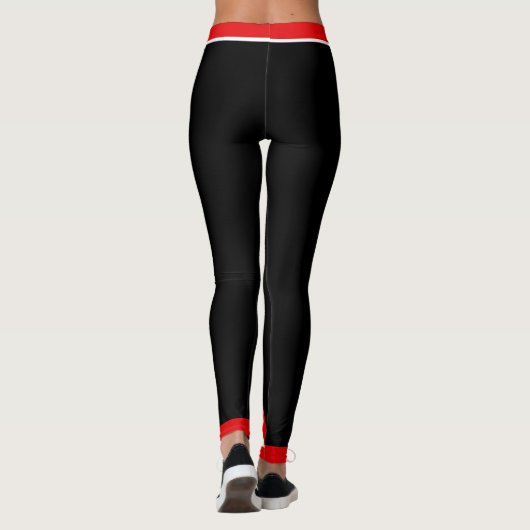 Patriottische vlag van Trinidad en Tobago met Jouw Leggings (Achterkant)