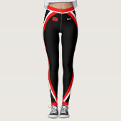 Patriottische vlag van Trinidad en Tobago met Jouw Leggings (Voorkant)