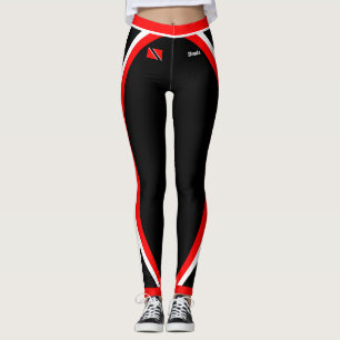 Patriottische vlag van Trinidad en Tobago met Jouw Leggings