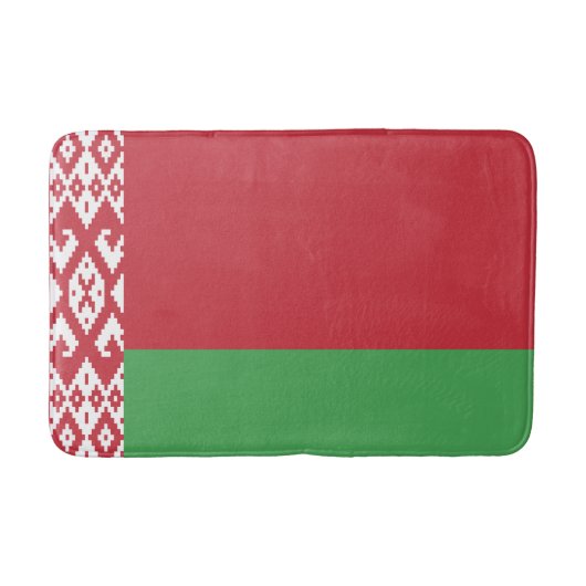 Patriottische Vlag van Wit-Rusland Badmat (Voorkant)