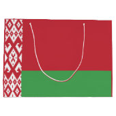 Patriottische vlag van Wit-Rusland Groot Cadeauzakje (Achterkant)