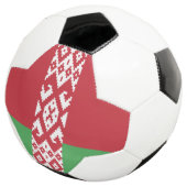 Patriottische vlag van Wit-Rusland Voetbal (Drie kwart)