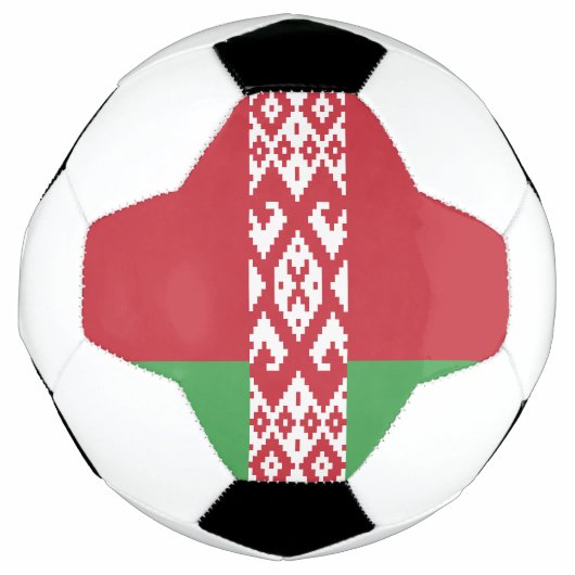 Patriottische vlag van Wit-Rusland Voetbal (Voorkant)