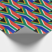 Patriottische vlag ZUID-AFRIKA Cadeaupapier (Hoek)