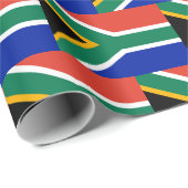 Patriottische vlag ZUID-AFRIKA Cadeaupapier (Rol Hoek)