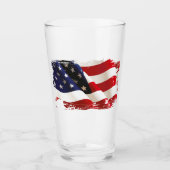 Patriottische Vlagglas Tumbler (Voorkant)