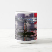 Patriottische vlagwaterval koffiemok (Center)