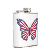 Patriottische vlinderfles heupfles (Rechts)