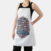 Patriottische Vlindertuin Vector Grafische T-shirt Schort (Insitu)