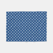 Patriottische vlootsdeken met Amerikaanse vlagster Fleece Deken (Voorkant (Horizontaal))