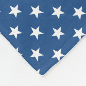 Patriottische vlootsdeken met Amerikaanse vlagster Fleece Deken (Hoek)