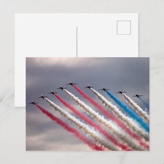 Patriottische Vlucht Briefkaart (Voorkant / Achterkant)