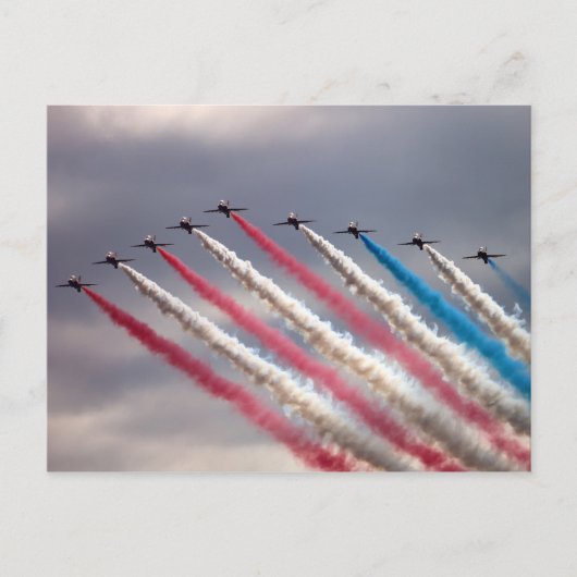 Patriottische Vlucht Briefkaart (Voorkant)