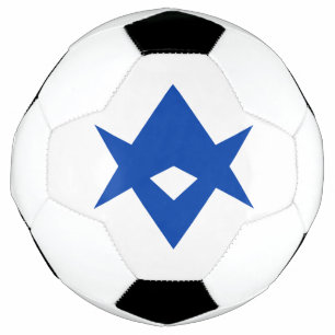 Patriottische voetbal met vlag van Toyota City