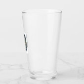 Patriottische Vogelspotter Vector Graphic T-shirt Glas (Links)