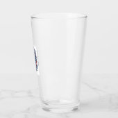 Patriottische Vogelspotter Vector Graphic T-shirt Glas (Links)