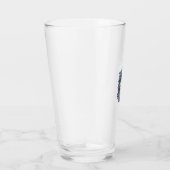 Patriottische Vogelspotter Vector Graphic T-shirt Glas (Rechts)