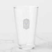 Patriottische Vogelspotter Vector Graphic T-shirt Glas (Achterkant)