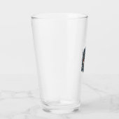 Patriottische Vogelspotter Vector Graphic T-shirt Glas (Rechts)