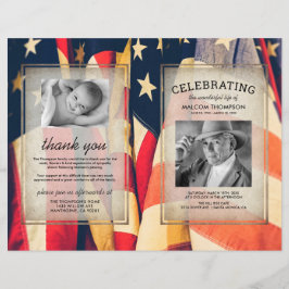 Patriottische volgorde van dienst Fotoherdenkingsp