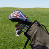 Patriottische Voman American Flag Golf Golfheadcover (Insitu)