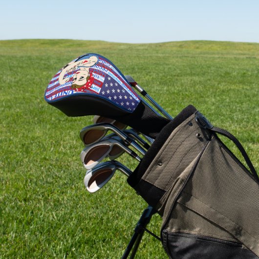 Patriottische Voman American Flag Golf Golfheadcover (Insitu)
