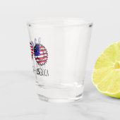 Patriottische Vrede & Eénheid Shot Glas (Rechts)
