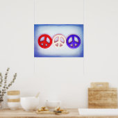 Patriottische vrede poster (Keuken)